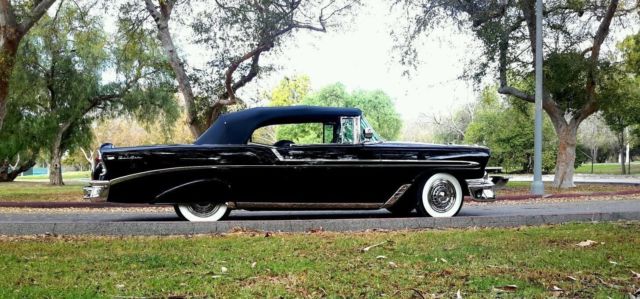 1956 Triple Black Chevrolet Bel Air/150/210 Convertible