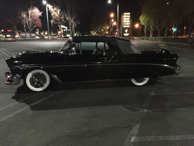1956 Triple Black Chevrolet Bel Air/150/210 Convertible