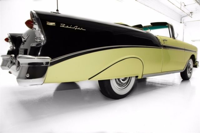 1956 Yellow Chevrolet Bel Air/150/210 Convertible