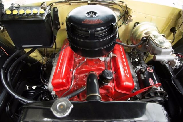 1956 Yellow Chevrolet Bel Air/150/210 Convertible