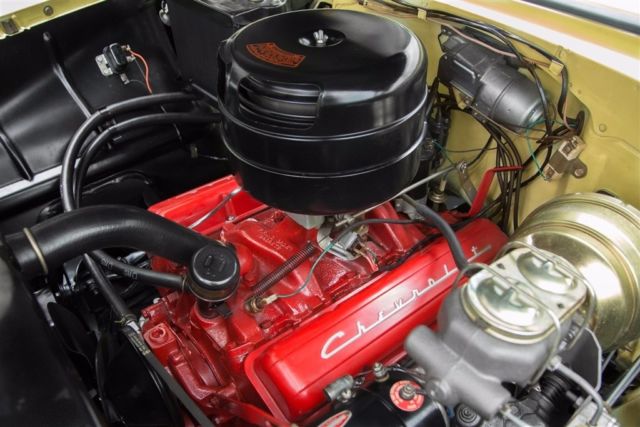 1956 Yellow Chevrolet Bel Air/150/210 Convertible