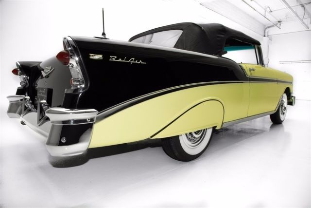 1956 Yellow Chevrolet Bel Air/150/210 Convertible