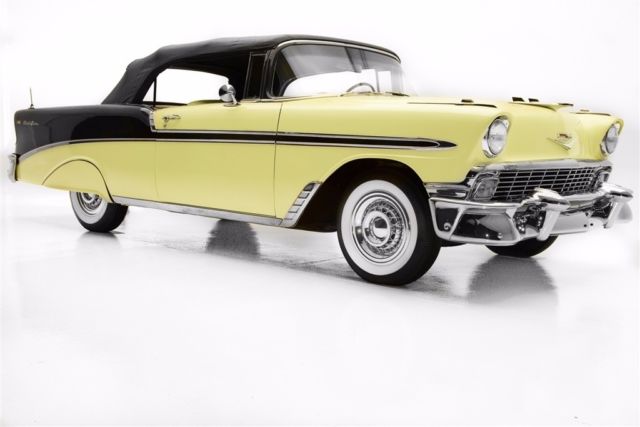 1956 Yellow Chevrolet Bel Air/150/210 Convertible