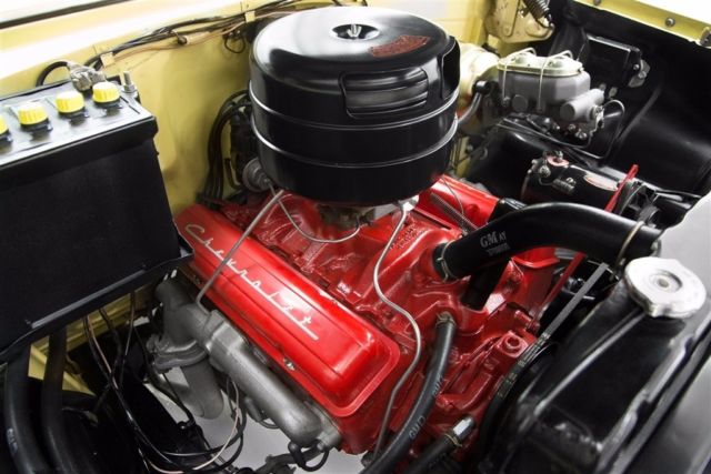 1956 Yellow Chevrolet Bel Air/150/210 Convertible