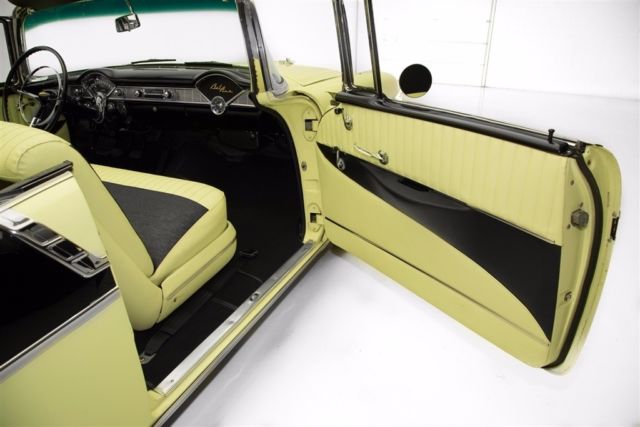 1956 Yellow Chevrolet Bel Air/150/210 Convertible