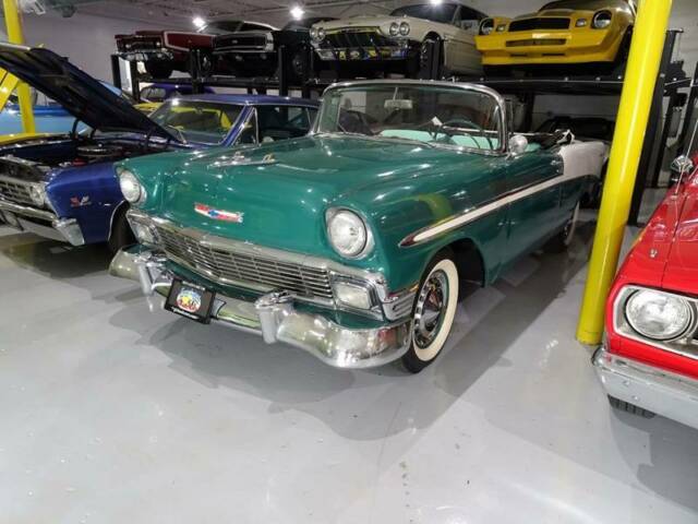 1956 Green Chevrolet Bel Air/150/210 Convertible