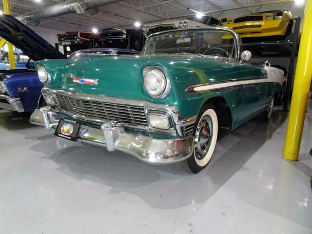 1956 Green Chevrolet Bel Air/150/210 Convertible