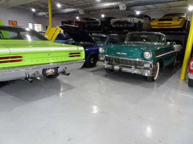 1956 Green Chevrolet Bel Air/150/210 Convertible