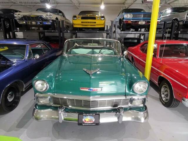 1956 Green Chevrolet Bel Air/150/210 Convertible