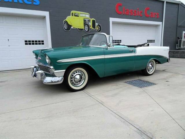 1956 Green Chevrolet Bel Air/150/210 Convertible