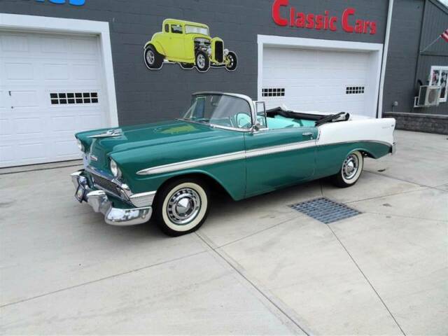 1956 Green Chevrolet Bel Air/150/210 Convertible