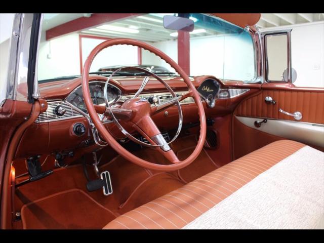 1956 Sierra Gold / White Chevrolet Bel Air/150/210 Convertible