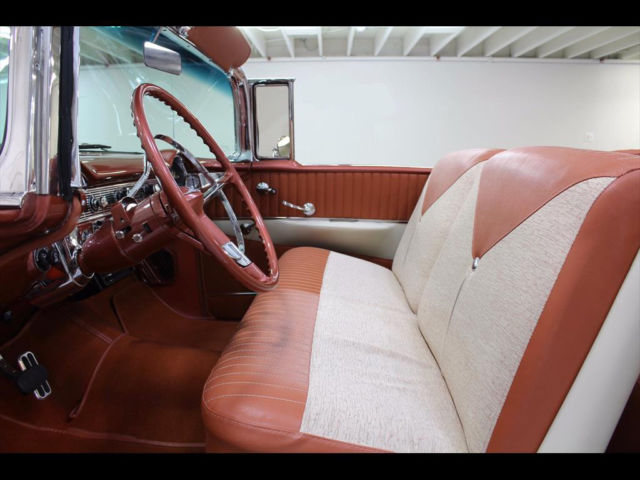 1956 Sierra Gold / White Chevrolet Bel Air/150/210 Convertible