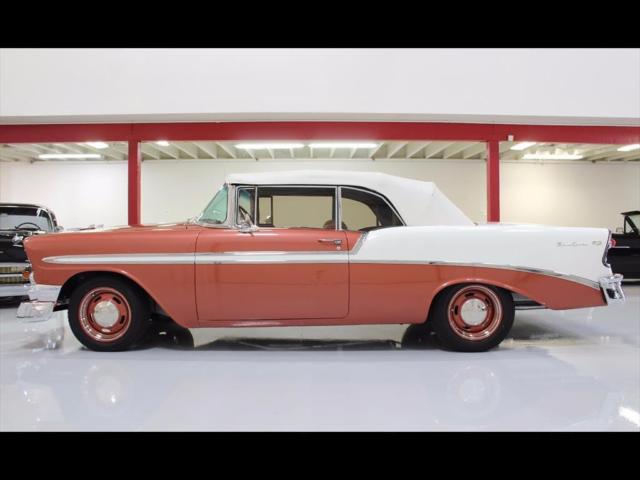 1956 Sierra Gold / White Chevrolet Bel Air/150/210 Convertible