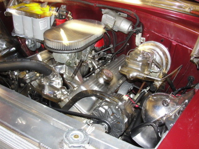 1956 Burgundy Chevrolet Bel Air/150/210 Convertible