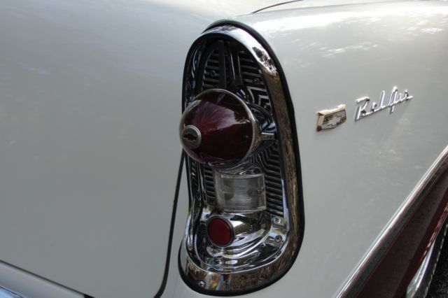 1956 Burgundy Chevrolet Bel Air/150/210 Convertible