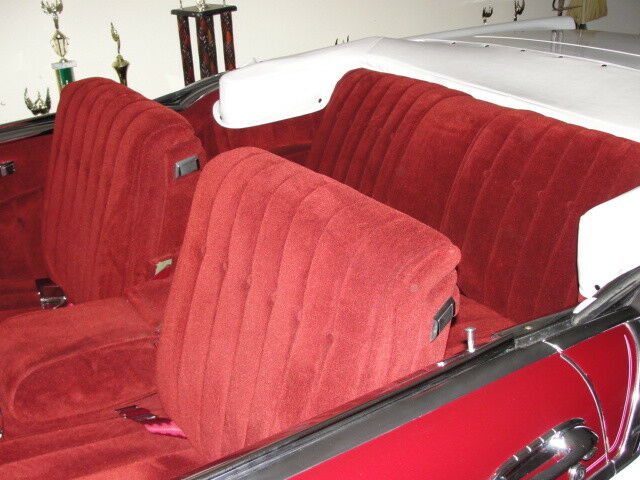 1956 Burgundy Chevrolet Bel Air/150/210 Convertible