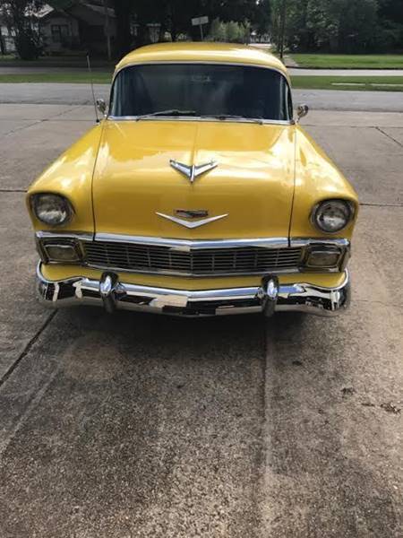 1956 Yellow Chevrolet Bel Air/150/210 Sedan