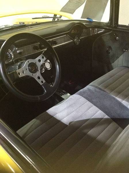 1956 Yellow Chevrolet Bel Air/150/210 Sedan