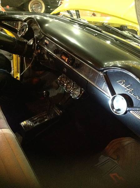 1956 Yellow Chevrolet Bel Air/150/210 Sedan