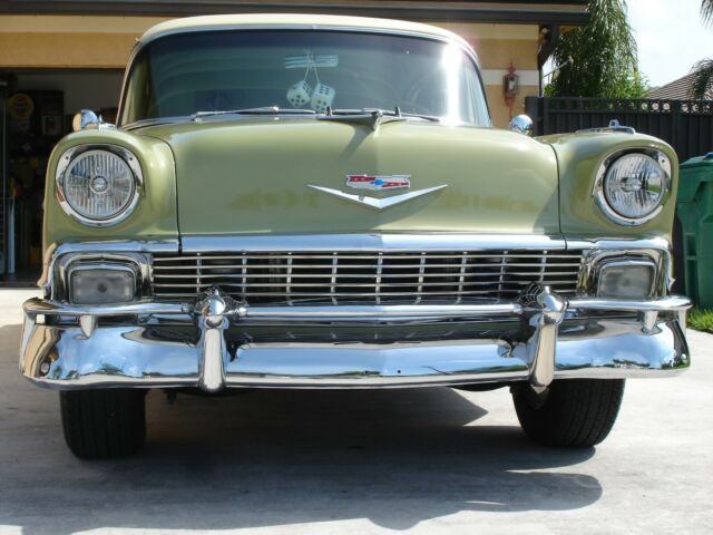 1956 Green Chevrolet Bel Air/150/210 Sedan