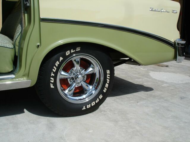 1956 Green Chevrolet Bel Air/150/210 Sedan