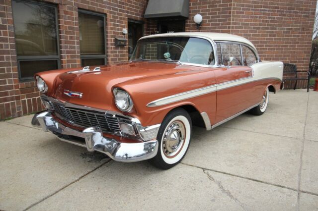 1956 Gold Chevrolet Bel Air/150/210