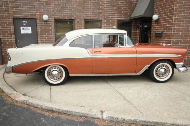1956 Gold Chevrolet Bel Air/150/210