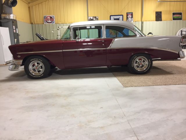 1956 Marron/Gray Chevrolet Bel Air/150/210