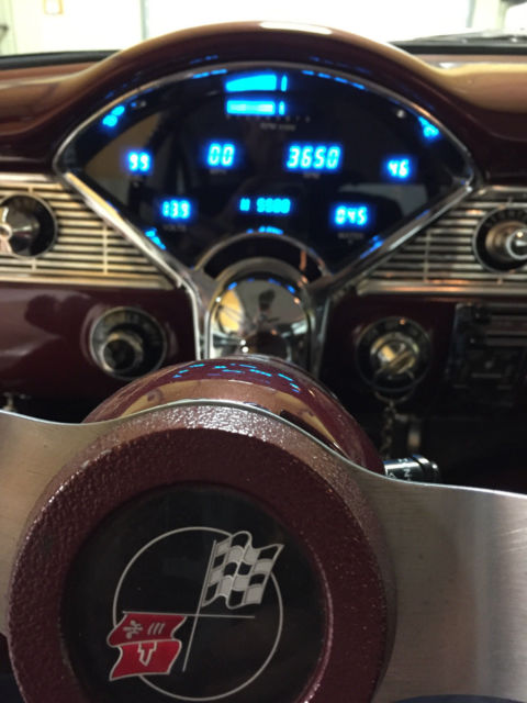 1956 Marron/Gray Chevrolet Bel Air/150/210