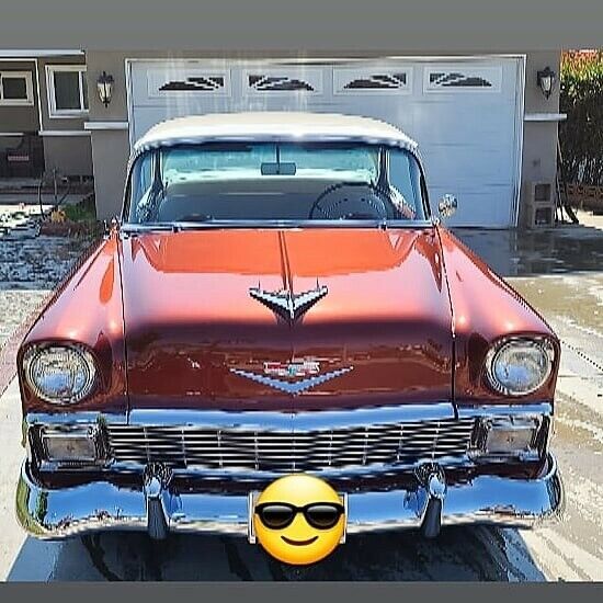 1956 Orange Chevrolet Bel Air