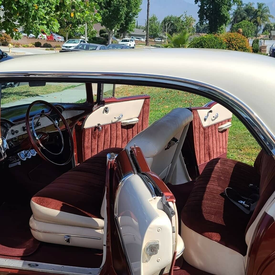 1956 Orange Chevrolet Bel Air