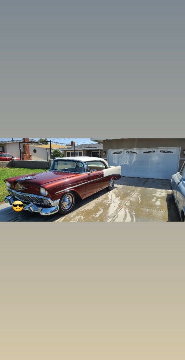 1956 Orange Chevrolet Bel Air