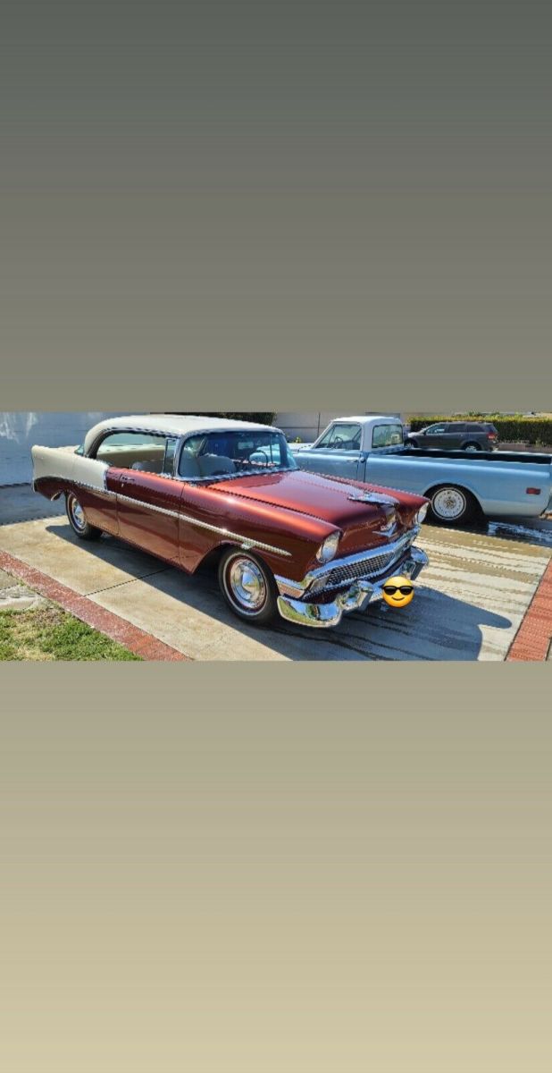 1956 Orange Chevrolet Bel Air