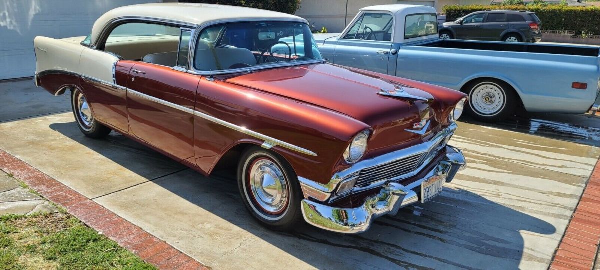 1956 Orange Chevrolet Bel Air