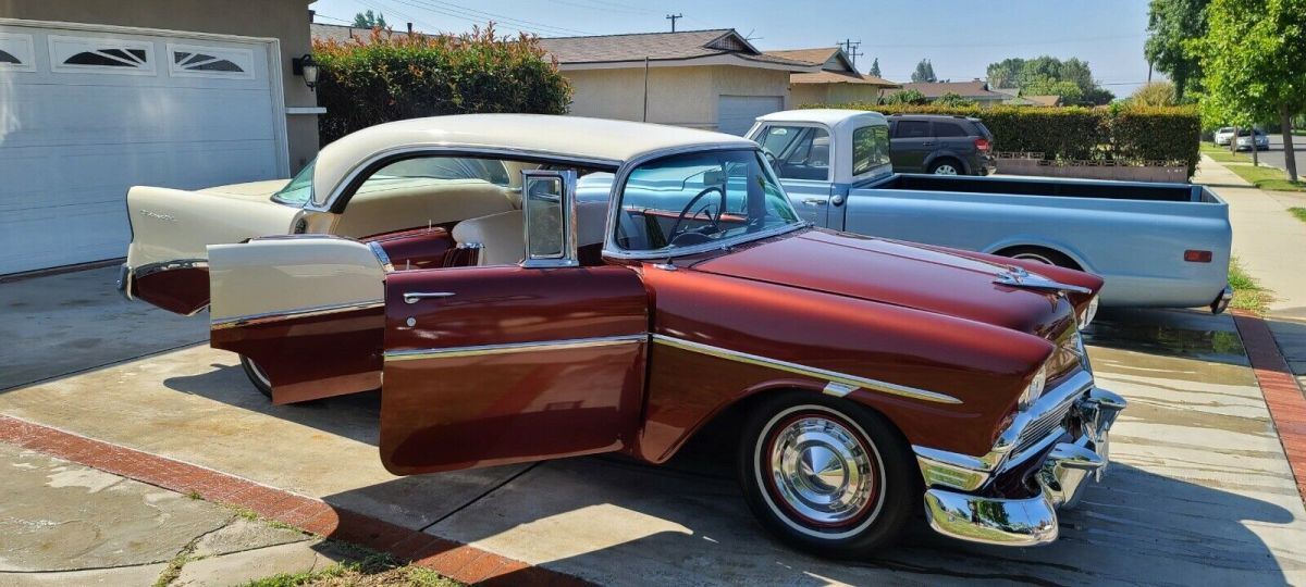 1956 Orange Chevrolet Bel Air