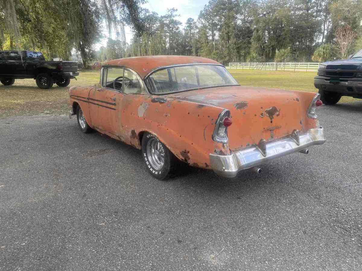 1956 Orange Chevrolet Bel Air