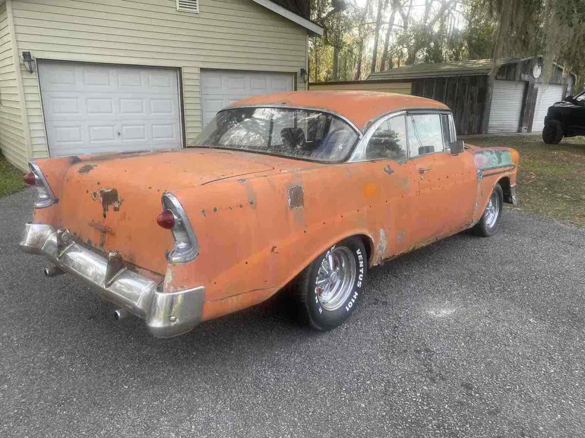 1956 Orange Chevrolet Bel Air