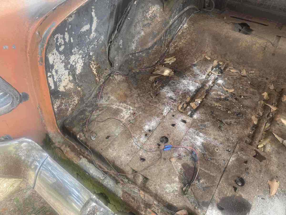 1956 Orange Chevrolet Bel Air