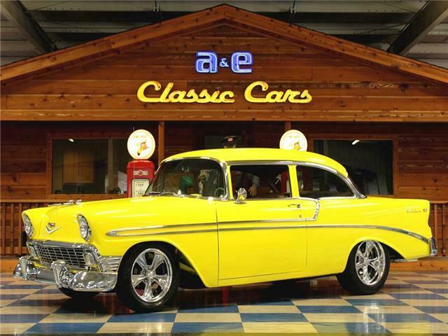 1956 Yellow Chevrolet Bel Air/150/210 --