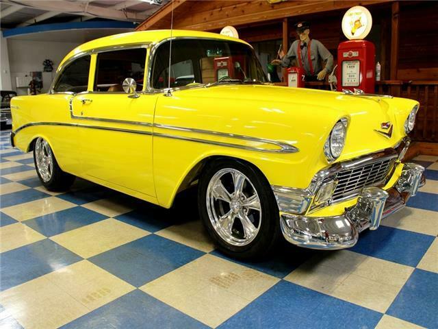 1956 Yellow Chevrolet Bel Air/150/210 --