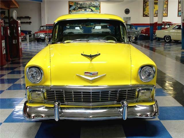 1956 Yellow Chevrolet Bel Air/150/210 --