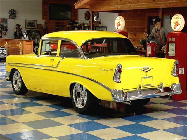 1956 Yellow Chevrolet Bel Air/150/210 --