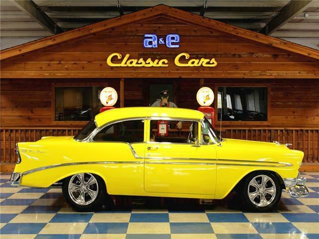 1956 Yellow Chevrolet Bel Air/150/210 --