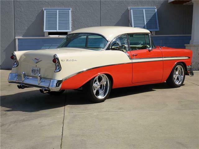 1956 Matador Red Chevrolet Bel Air/150/210 Convertible