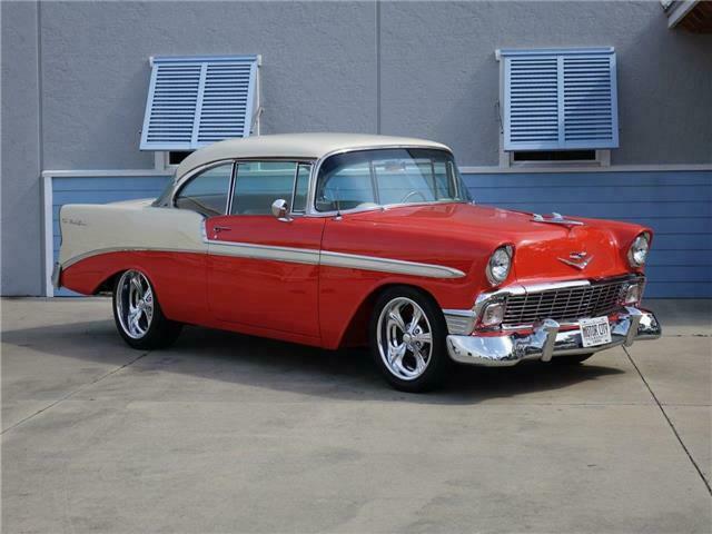 1956 Matador Red Chevrolet Bel Air/150/210 Convertible