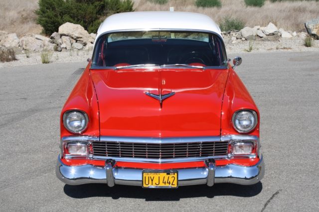 1956 Red / White Chevrolet Bel Air/150/210
