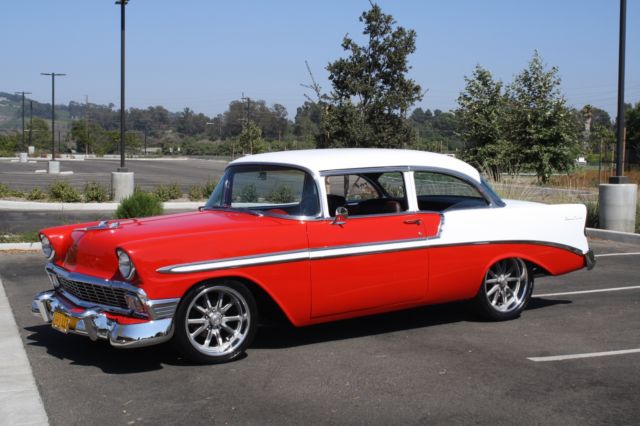 1956 Red / White Chevrolet Bel Air/150/210