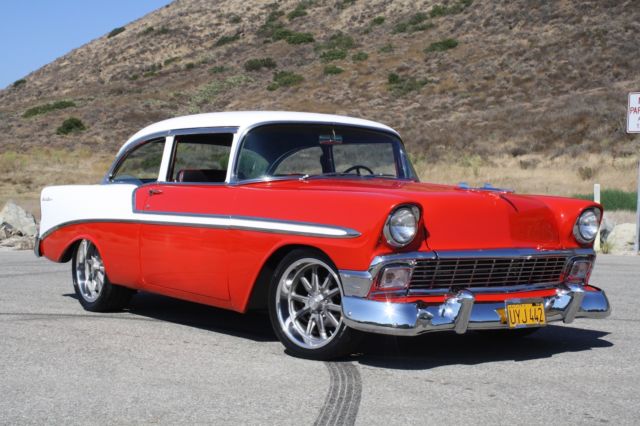1956 Red / White Chevrolet Bel Air/150/210