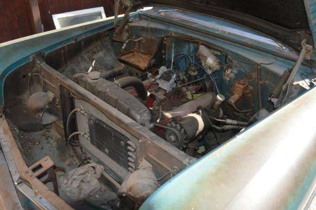 1956 Blue Chevrolet Bel Air/150/210 Sedan
